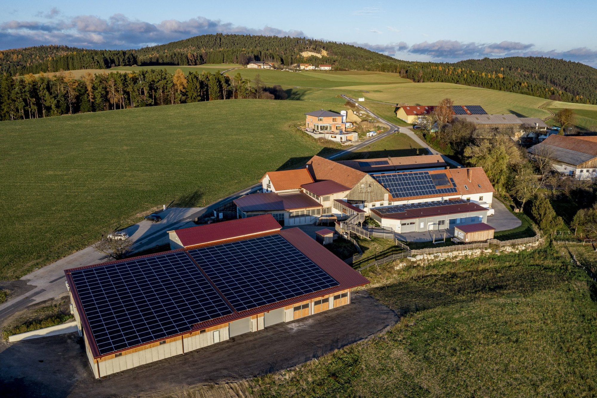 PV-system on Mandls goat farm