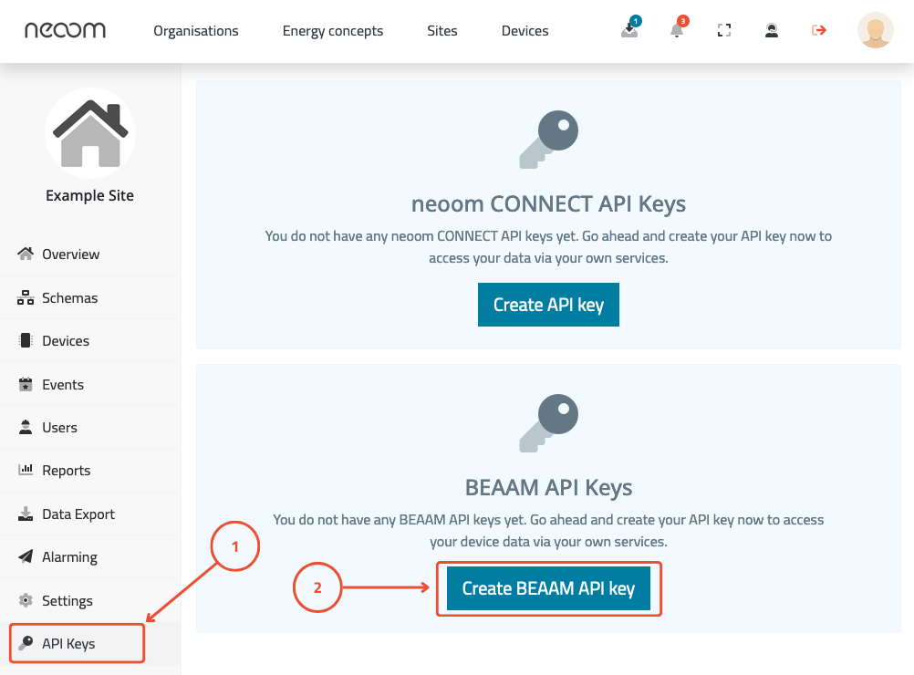 beaam API step 1 beaam API step 1