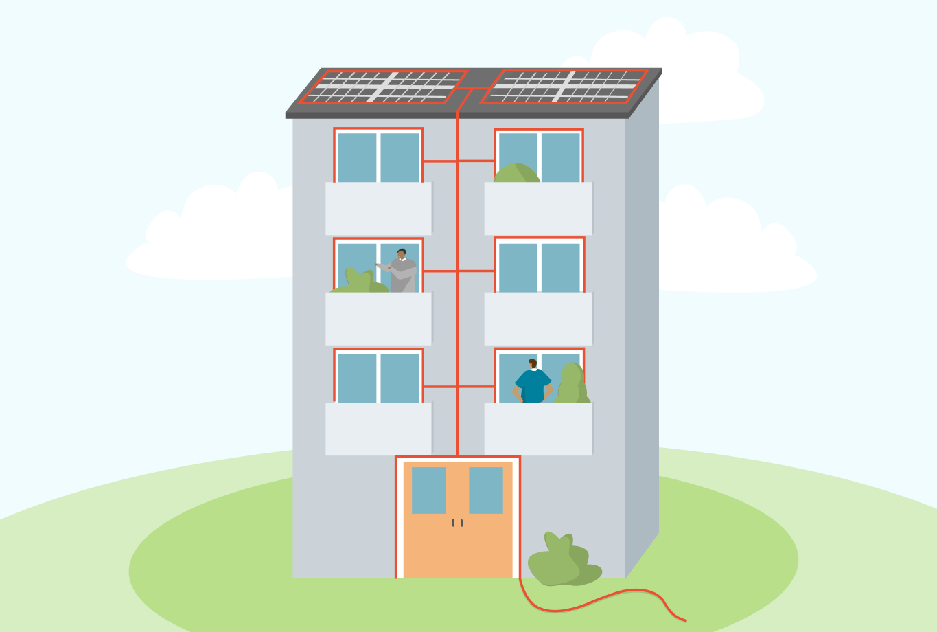 Gemeinschaftliche Erzeugungsanlage (GEA) in einem Wohnhaus Gemeinschaftliche Erzeugungsanlage (GEA) in einem Wohnhaus
